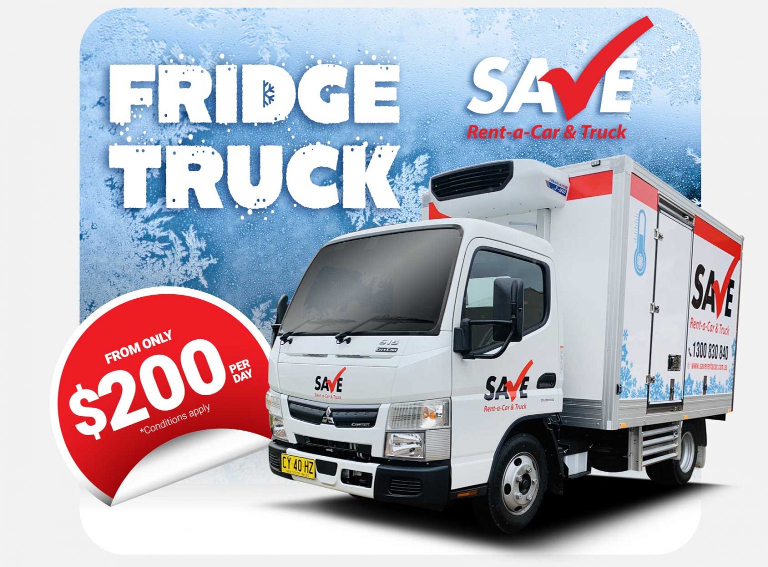 Refrigerated Truck Rentals Sydney Fleet Save RentaCar